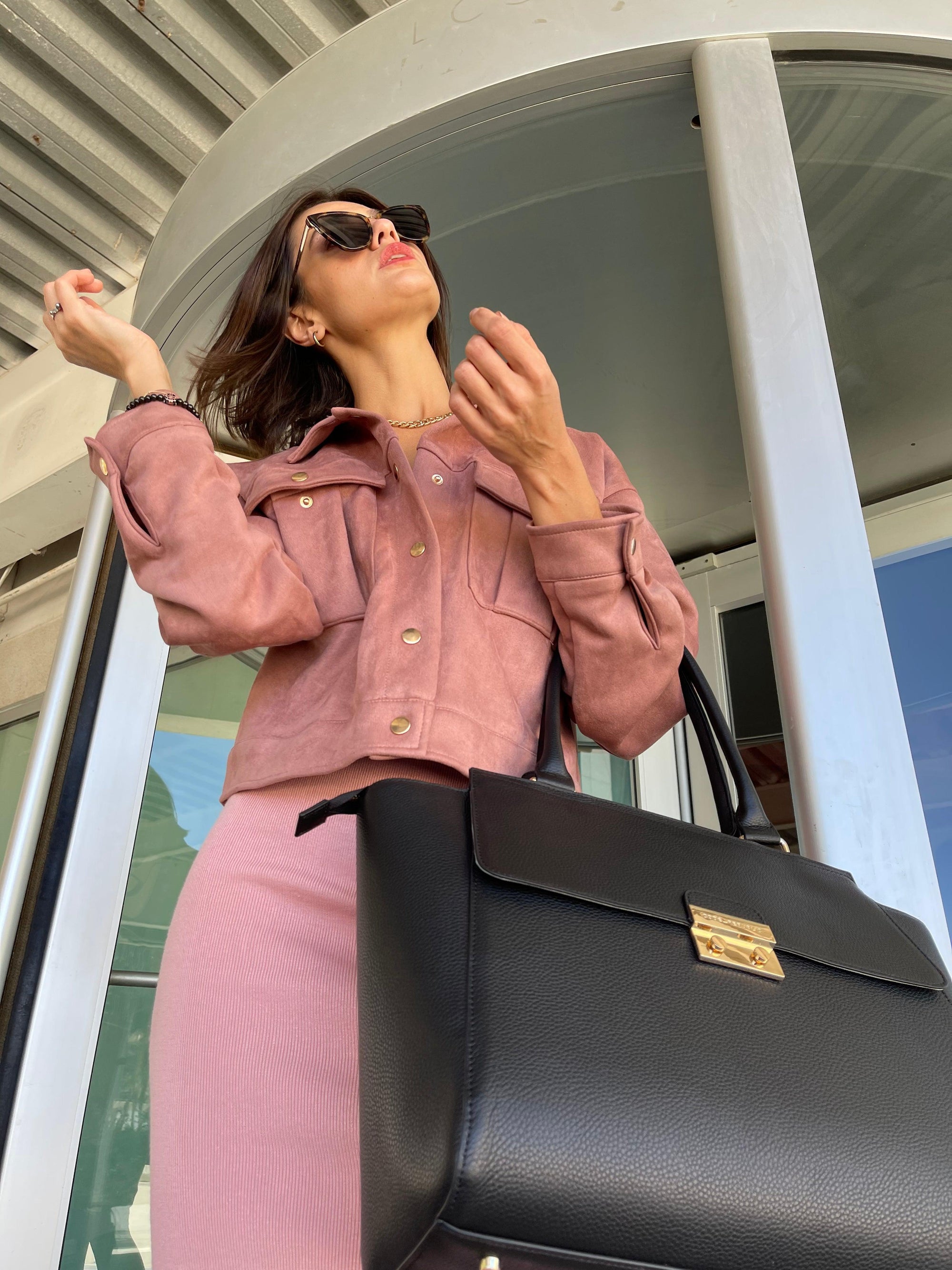 14" DANIELLE Designer Laptop Handbag | PEBBLE LEATHER | CHAMPAGNE GOLD by kanjibunny.com