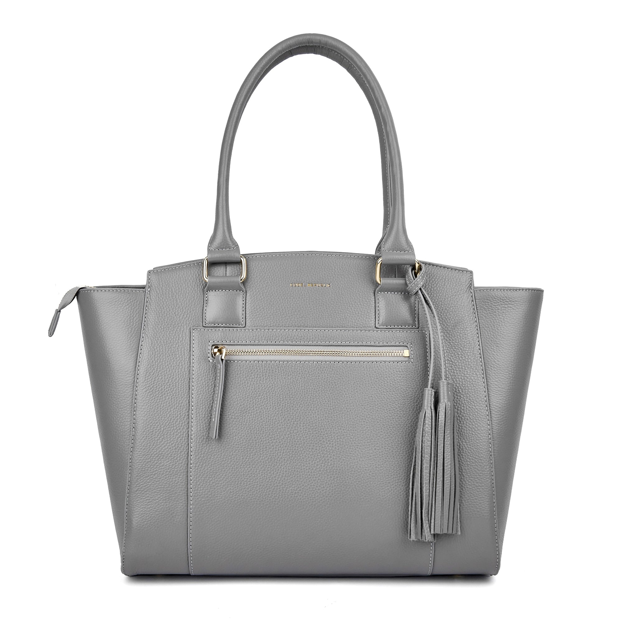 14" LISA DESIGNER LAPTOP HANDBAG | PEBBLE LEATHER | CHAMPAGNE GOLD | kanjibunny.com