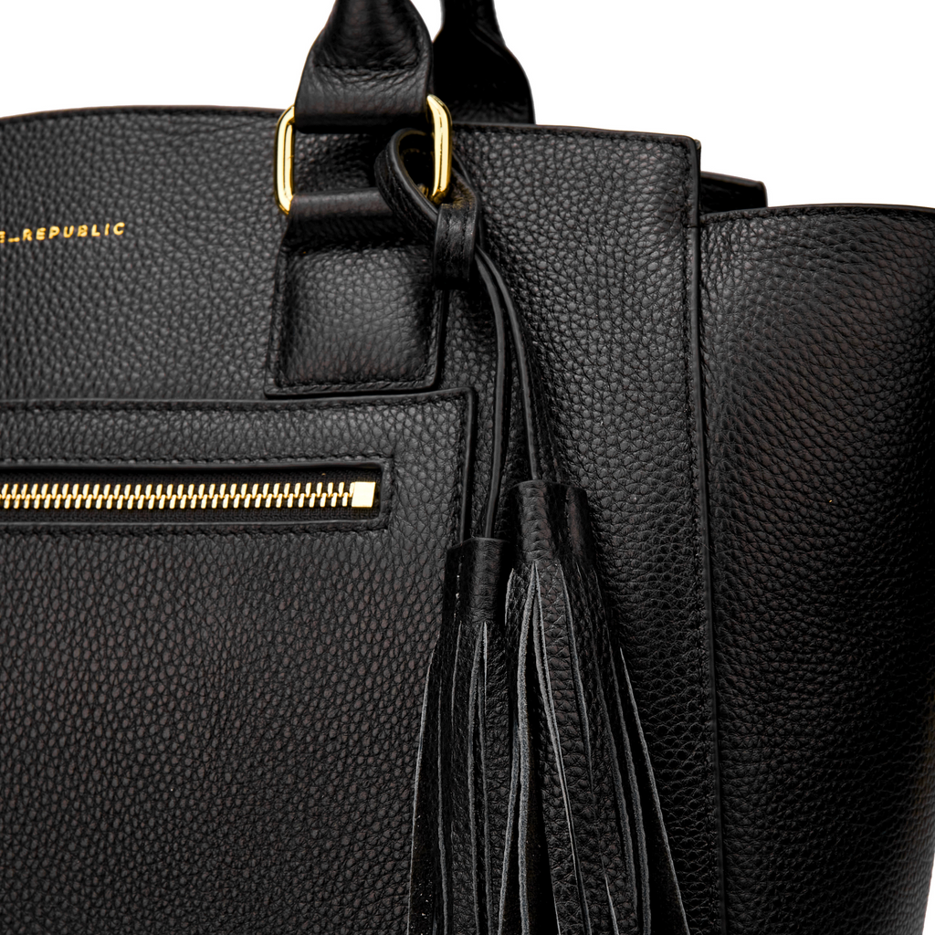 14" LISA DESIGNER LAPTOP HANDBAG | PEBBLE LEATHER | CHAMPAGNE GOLD | kanjibunny.com