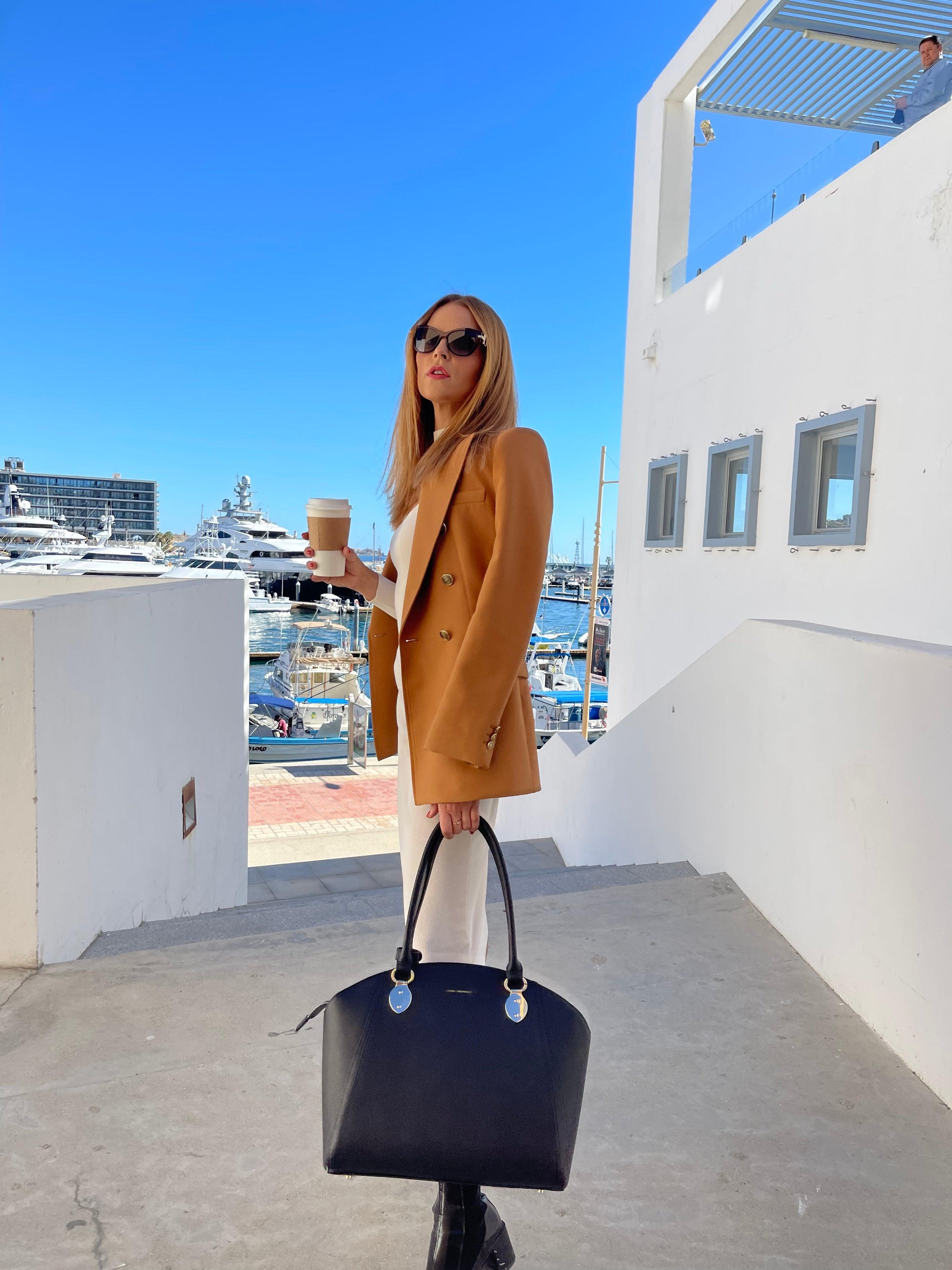 14" SAVANNAH DESIGNER LAPTOP HANDBAG | PEBBLE LEATHER | CHAMPAGNE GOLD | kanjibunny.com