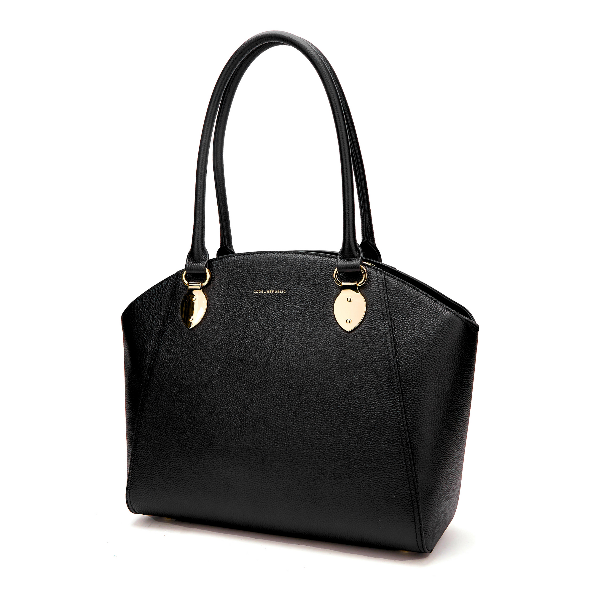 14" SAVANNAH DESIGNER LAPTOP HANDBAG | PEBBLE LEATHER | CHAMPAGNE GOLD | kanjibunny.com