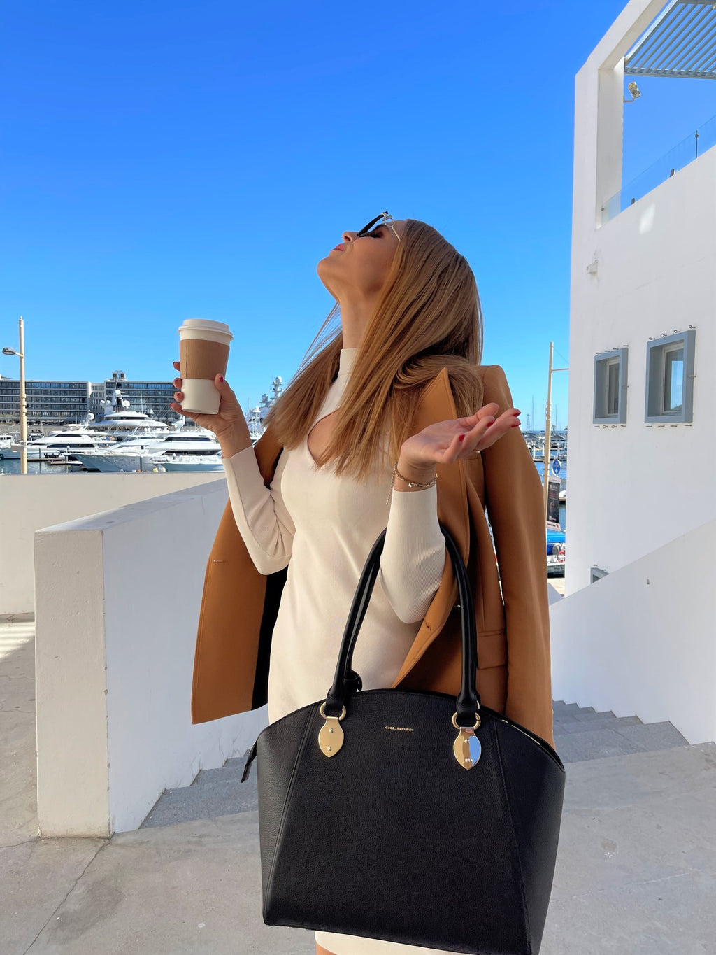 14" SAVANNAH DESIGNER LAPTOP HANDBAG | PEBBLE LEATHER | CHAMPAGNE GOLD | kanjibunny.com